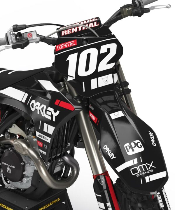 Kit déco motocross GasGas - Split - Noir 2