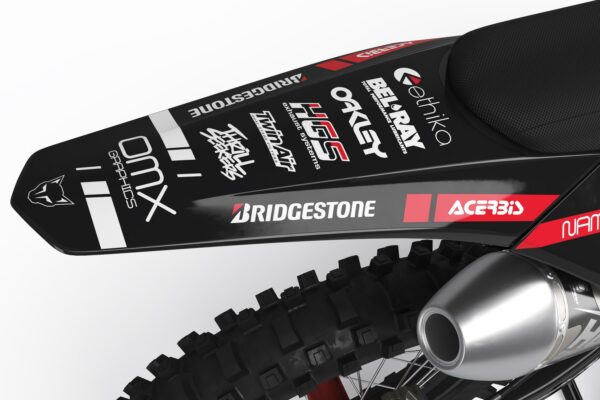 Kit déco motocross GasGas - Split - Noir 3