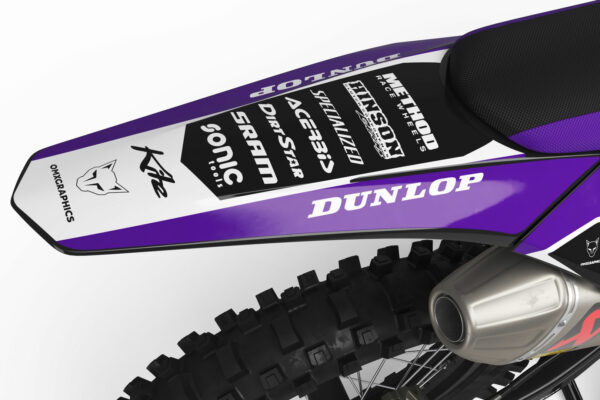Kit déco motocross GasGas - Stealth - Violet 3