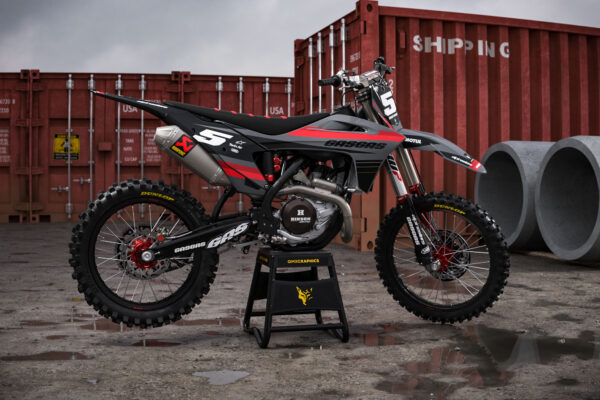 Kit déco motocross GasGas - Strike - Gris Promo