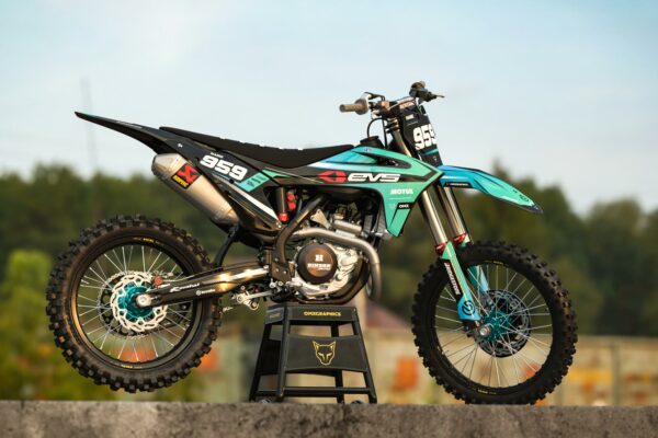 Kit déco motocross GasGas - Syndicate - Bleu Promo