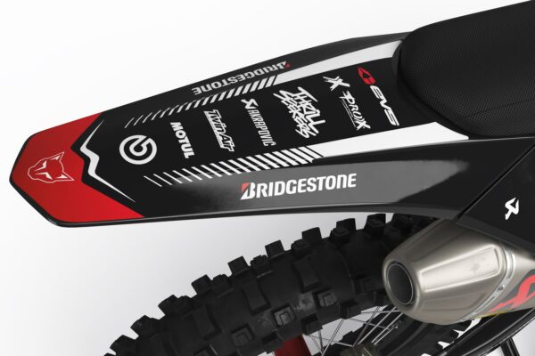 Kit déco motocross GasGas - Syndicate - Rouge 3