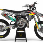Kit déco motocross GasGas - Team - Gris
