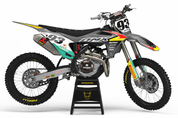 Kit déco motocross GasGas - Team - Gris