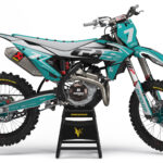 Kit déco motocross GasGas - Thunder - Bleu