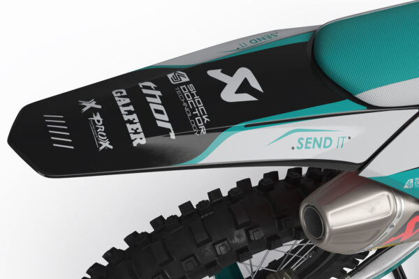 Kit déco motocross GasGas - Thunder - Bleu 3