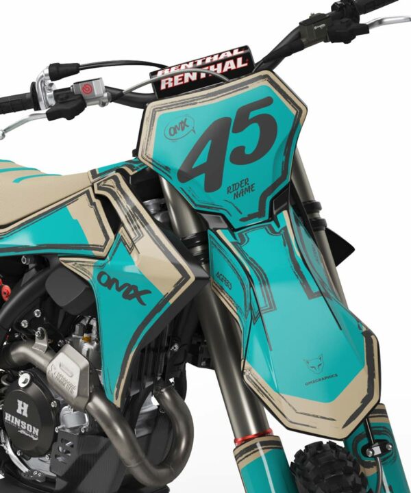 Kit déco motocross GasGas - Toon - Teal 2