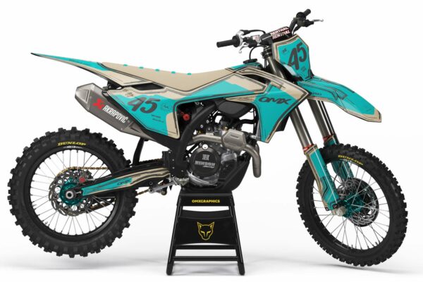 Kit déco motocross GasGas - Toon - Teal