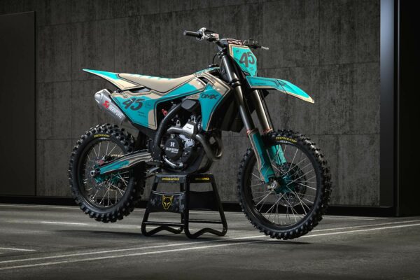 Kit déco motocross GasGas - Toon - Teal Promo