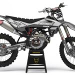 Kit déco motocross GasGas - Trace - Gris