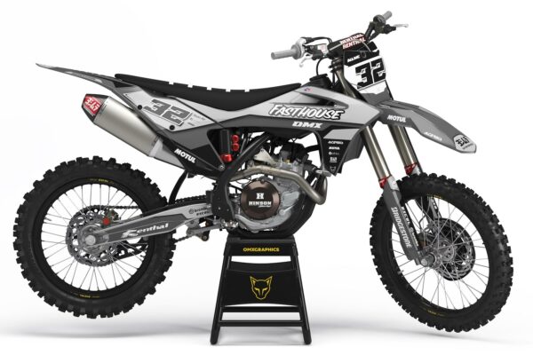 Kit déco motocross GasGas - Trace - Gris