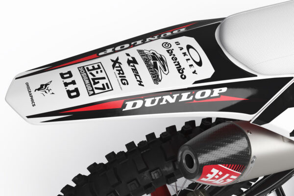 Kit déco motocross GasGas - Tronic - Blanc 3