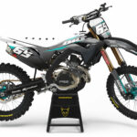 Kit déco motocross Honda - Amaze - Gris Bleu
