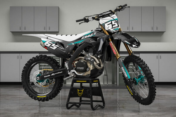 Kit déco motocross Honda - Amaze - Gris Bleu Promo