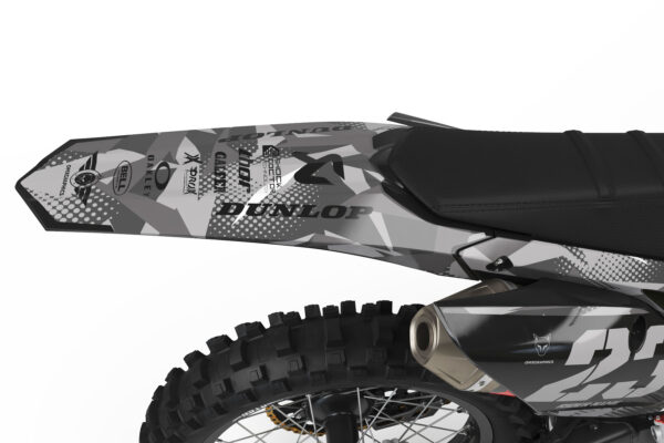 Kit déco motocross Honda - Army - Gris 3