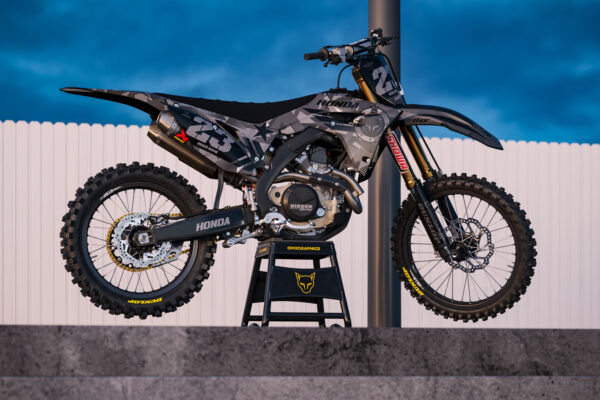 Kit déco motocross Honda - Army - Gris Promo
