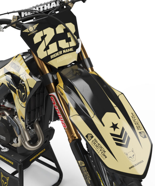 Kit déco motocross Honda - Army - Sand 2