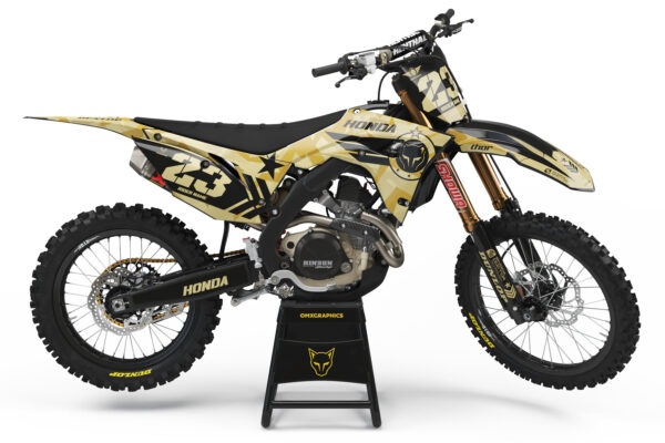 Kit déco motocross Honda - Army - Sand