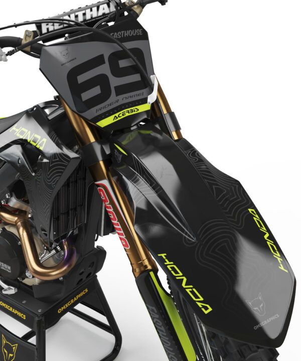 Kit déco motocross Honda - Avenger - Noir 2