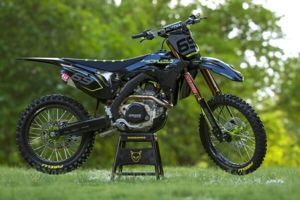 Kit déco motocross Honda - Avenger - Noir Promo