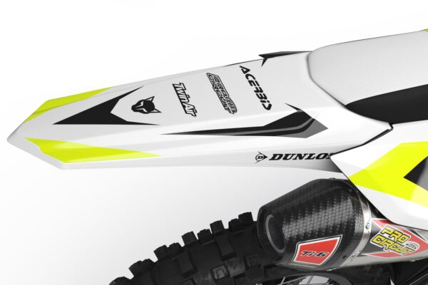 Kit déco motocross Honda - BLAST - Blanc 3