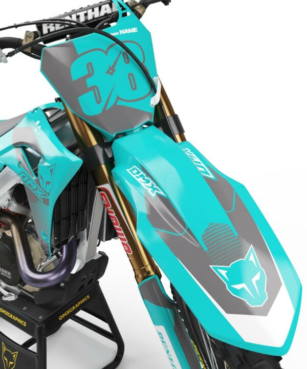 Kit déco motocross Honda - BLAST T- Teal 2