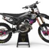Kit déco motocross Honda - CHARGE - Violet
