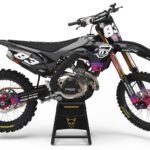 Kit déco motocross Honda - CHARGE - Violet