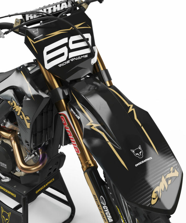 Kit déco motocross Honda - Carbon 2