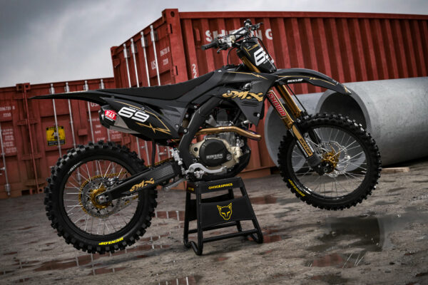 Kit déco motocross Honda - Carbon Promo