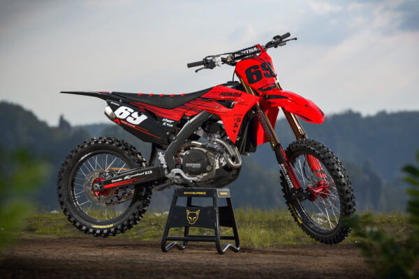 Kit déco motocross Honda - Comet - Rouge Promo