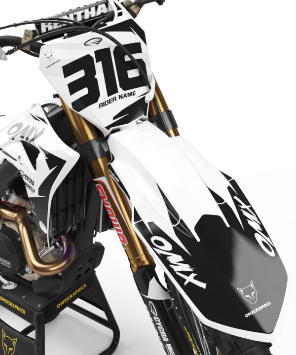 Kit déco motocross Honda - Creed - Blanc 2