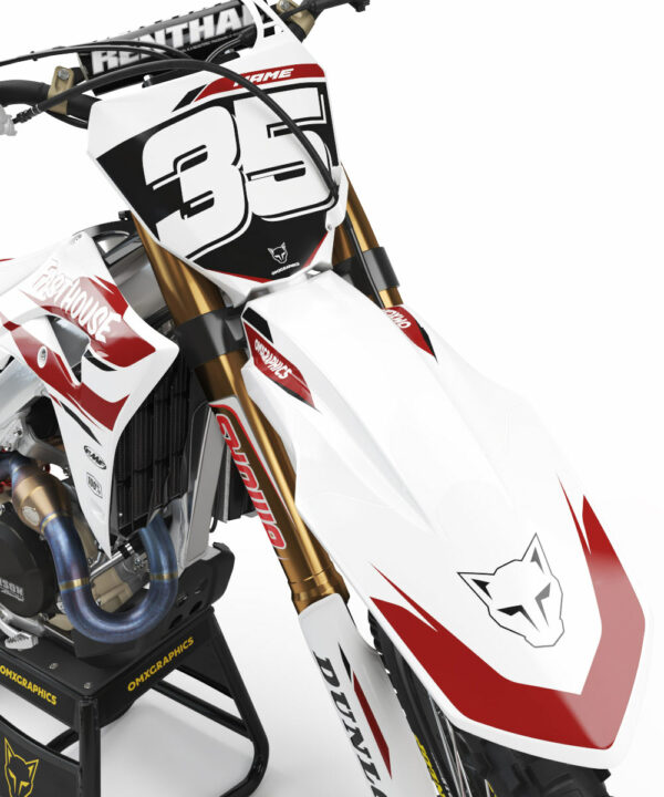 Kit déco motocross Honda - Dagger - Blanc 2