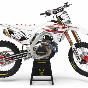 Kit déco motocross Honda - Dagger - Blanc