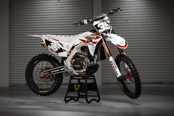 Kit déco motocross Honda - Dagger - Blanc Promo