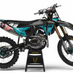 Kit déco motocross Honda - Frost - Bleu