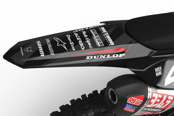 Kit déco motocross Honda - Frost - Rouge 3