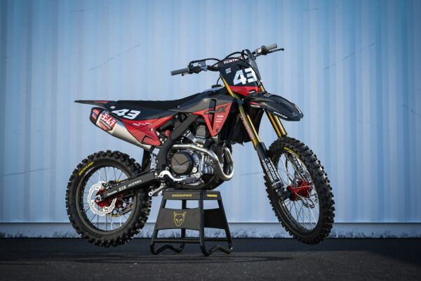 Kit déco motocross Honda - Frost - Rouge Promo