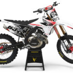 Kit déco motocross Honda - Hangout - Blanc