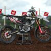 Kit déco motocross Honda - Instinct - Gris Noir Promo