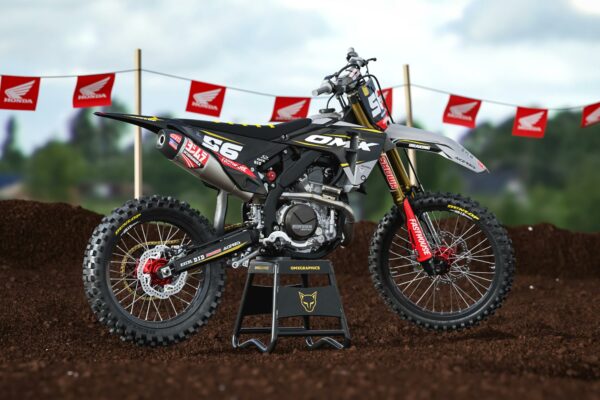 Kit déco motocross Honda - Instinct - Gris Noir Promo