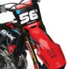 Kit déco motocross Honda - Instinct - Rouge Noir 2