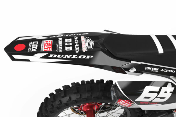 Kit déco motocross Honda - Japan - Blanc 3