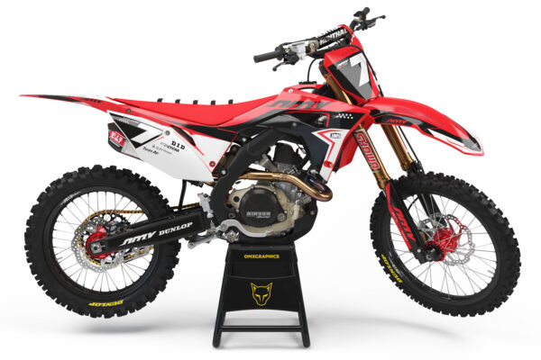 Kit déco motocross Honda - Katana - Rouge