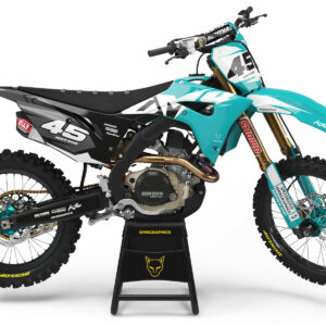 Kit déco motocross Honda - Local - Bleu