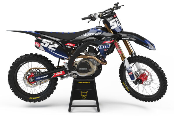 Kit déco motocross Honda - Ominous - Bleu