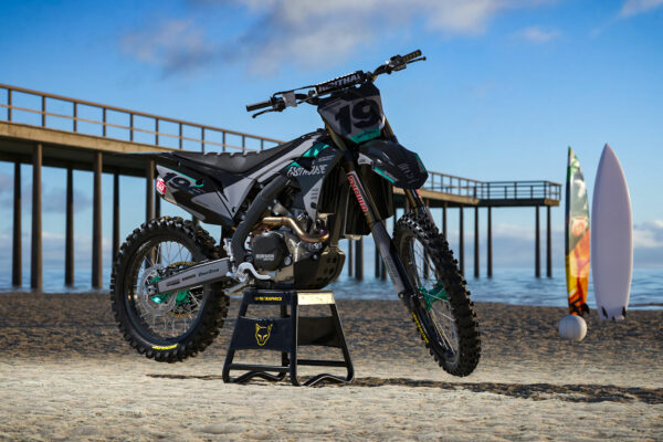 Kit déco motocross Honda - PHANTOM - Noir Promo