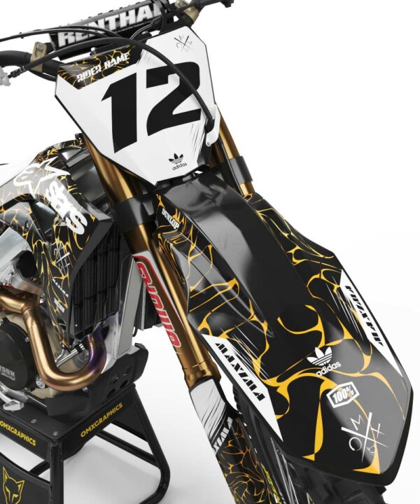 Kit déco motocross Honda - RIVAL - Gold 2