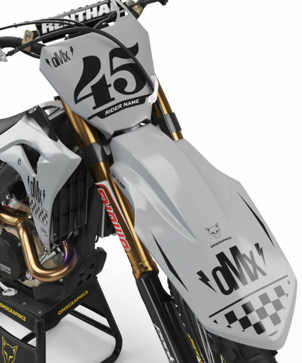 Kit déco motocross Honda - Race - Gris 2