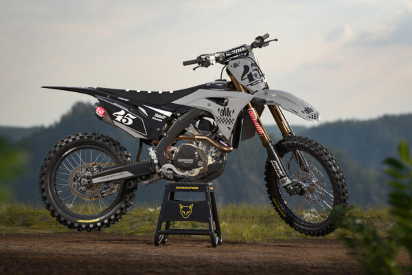 Kit déco motocross Honda - Race - Gris Promo